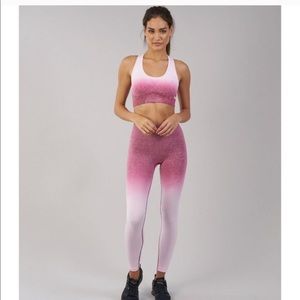 Gymshark Seamless ombré leggings and sports bra